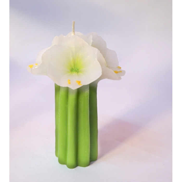 Candle "Lily Bouquet" white