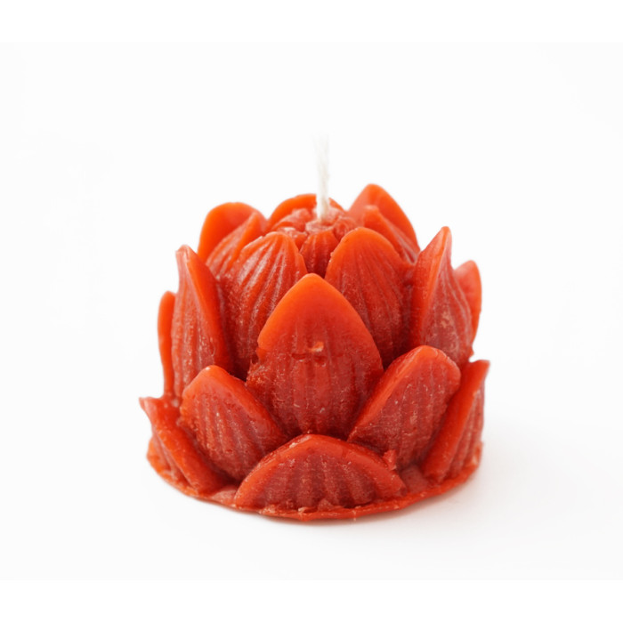 Candle Lotus red
