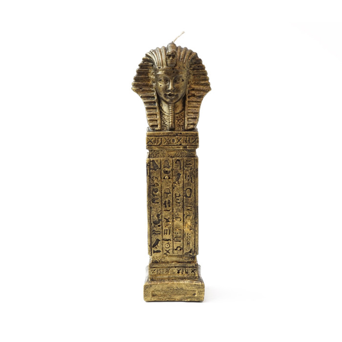 Pharaoh bronze candle