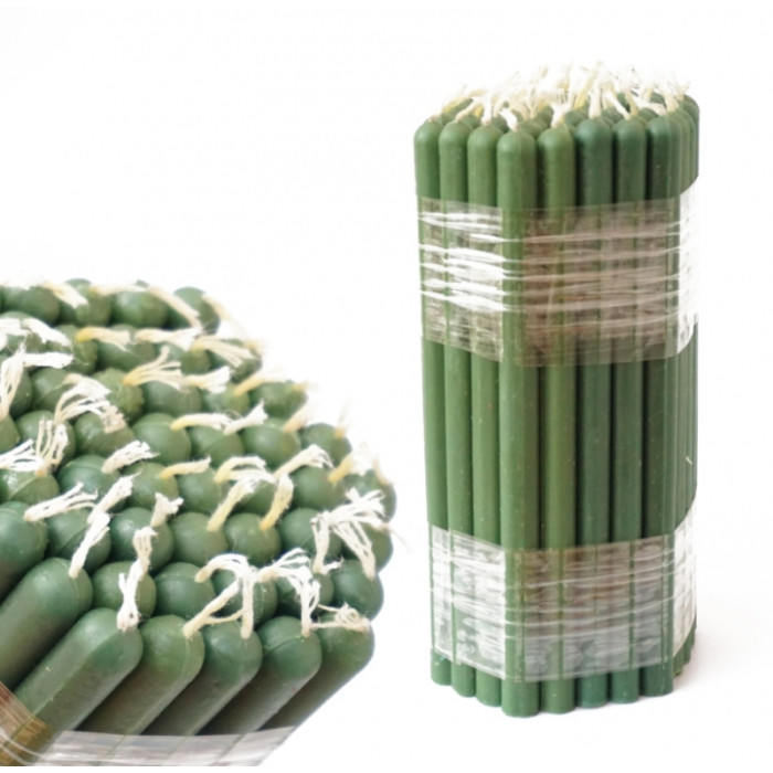 Small wish candles 1 kg. Green