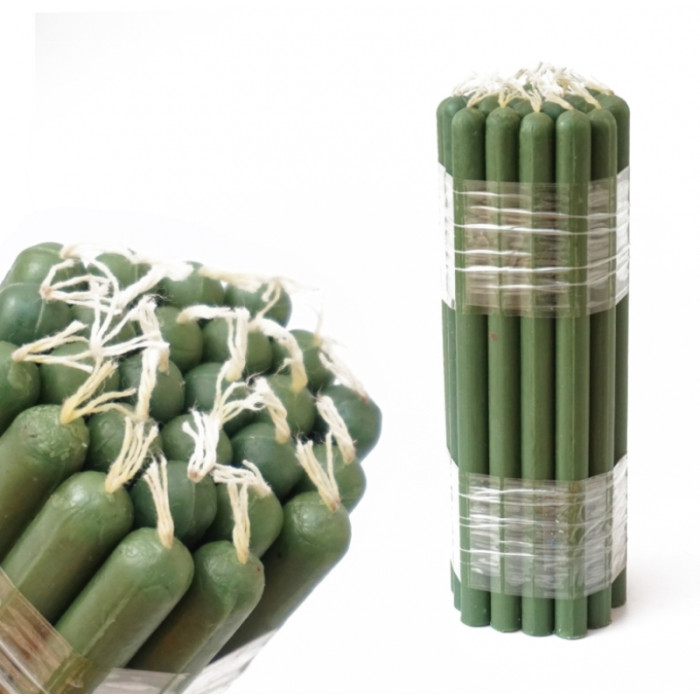 Small wish candles 0.5 kg. Green