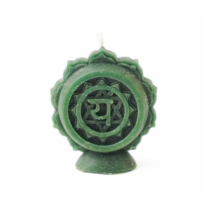 candle Chakra Anahata green