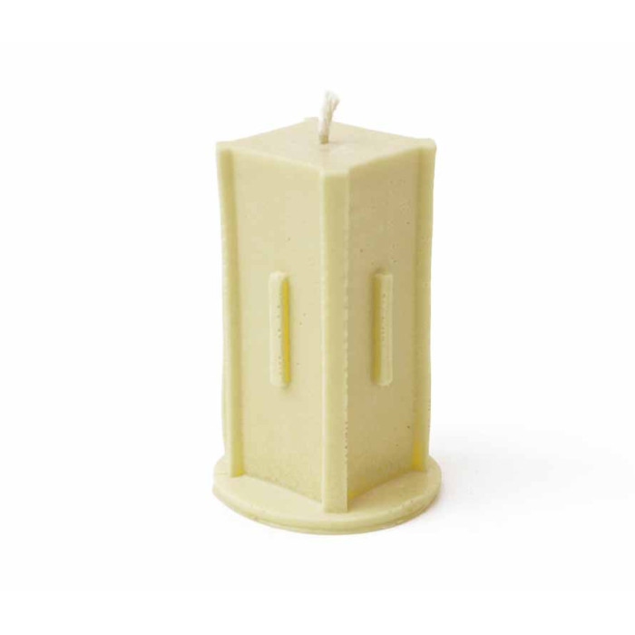 Runic candle Isa white