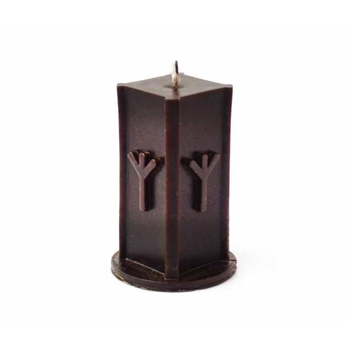 Runic candle Elkhaz brown