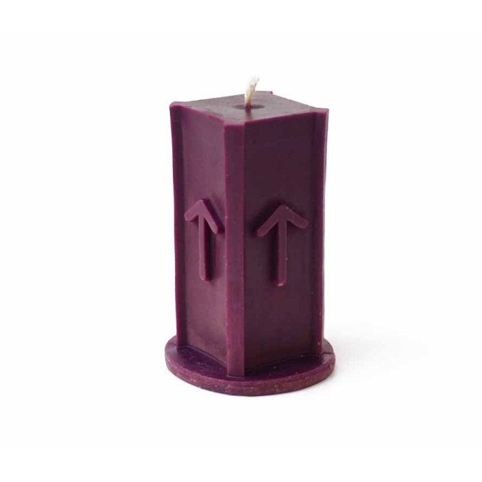 Runic candle Teyvaz purple