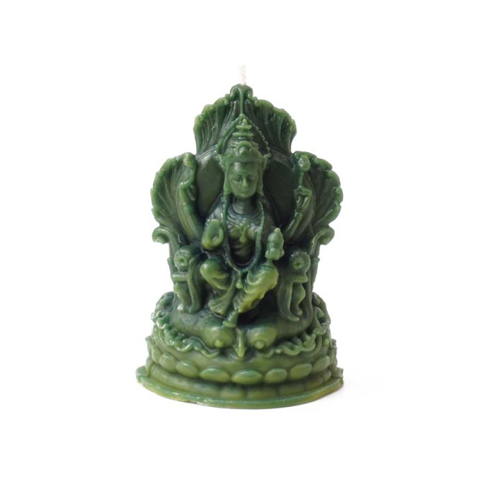 Ritual candle Lakshmi green