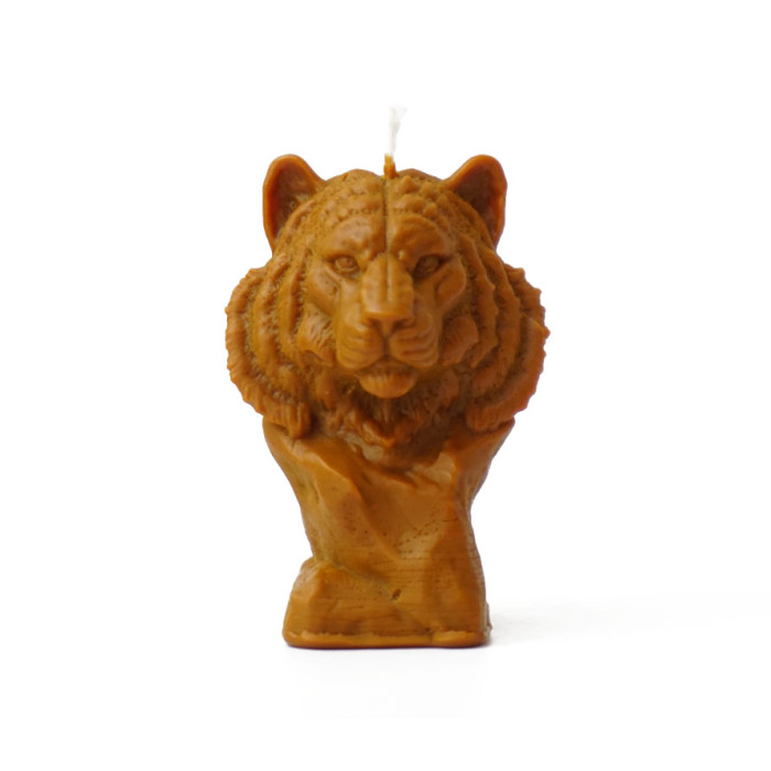 candle Tiger Brown