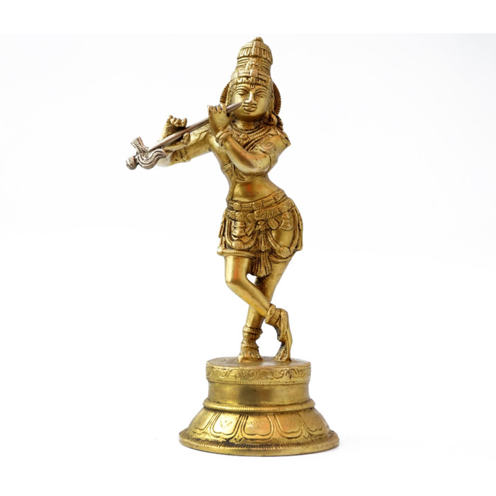 Bronze statue Krishna