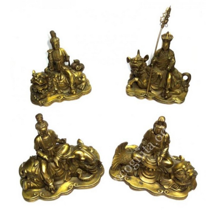 Set of 4 immortal bronzes