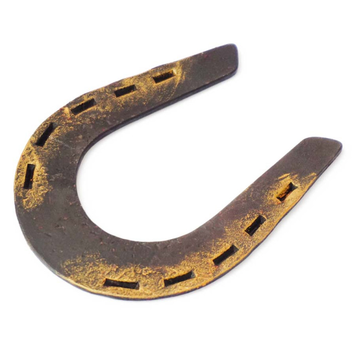 Large forged horseshoe