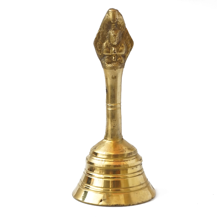 Bronze bell Ghanta with handle No. 6
