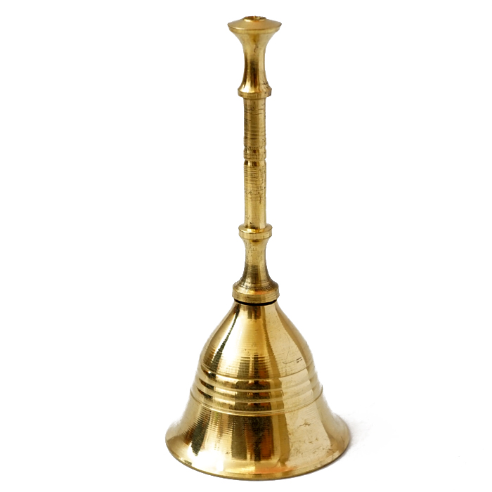 Brass bell Ghanta with handle No. 13