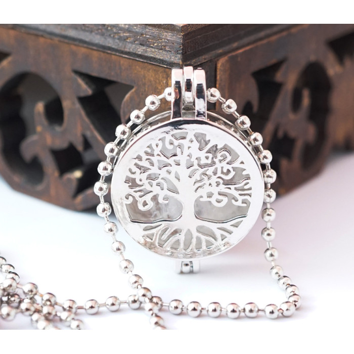 Pendant box Tree of Life insert Rhinestone