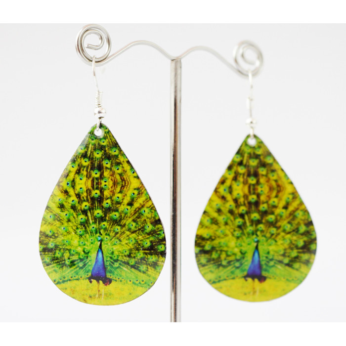 Earrings Hippie Peacock No. 1 Drop