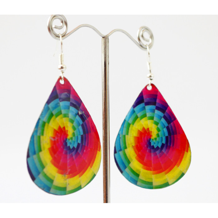 Earrings Hippie Pattern №1 Drop