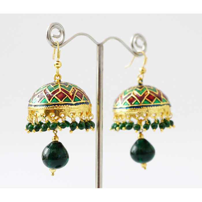 Earrings Umbrella with ball Sundari