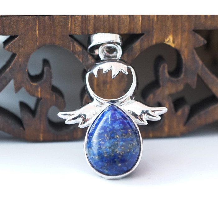 Pendant Angel insert Lapis Lazuli