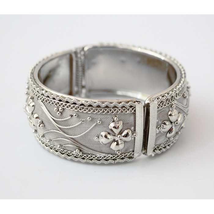 Bracelet indian classic detachable white metal