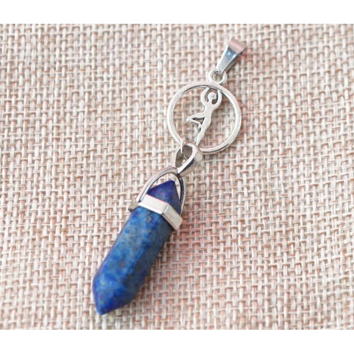 Pendant Yoga insert Lapis Lazuli