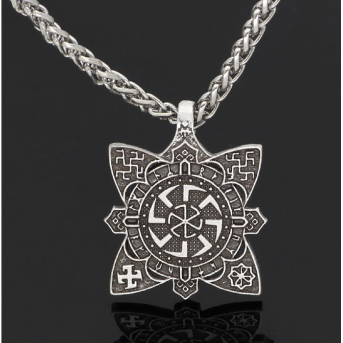 Pendant Svitovit white metal