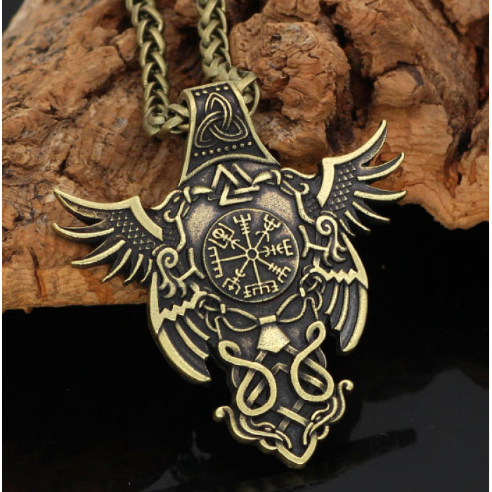 Pendant Invincible Viking yellow metal