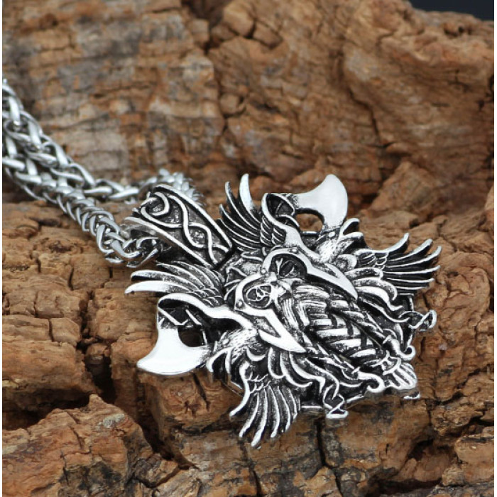 Perun pendant white metal
