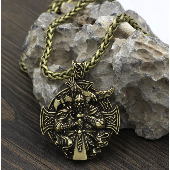 Perun pendant yellow metal
