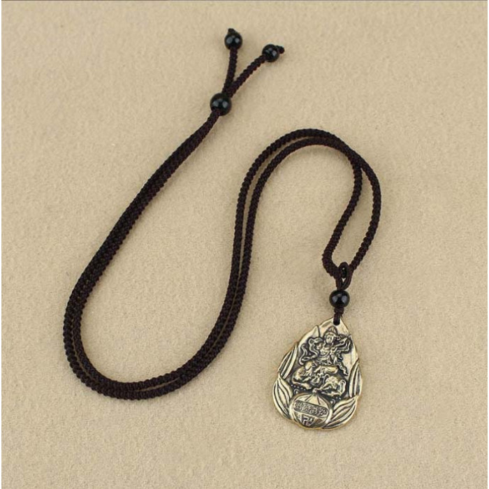 Samantabhadra metal pendant