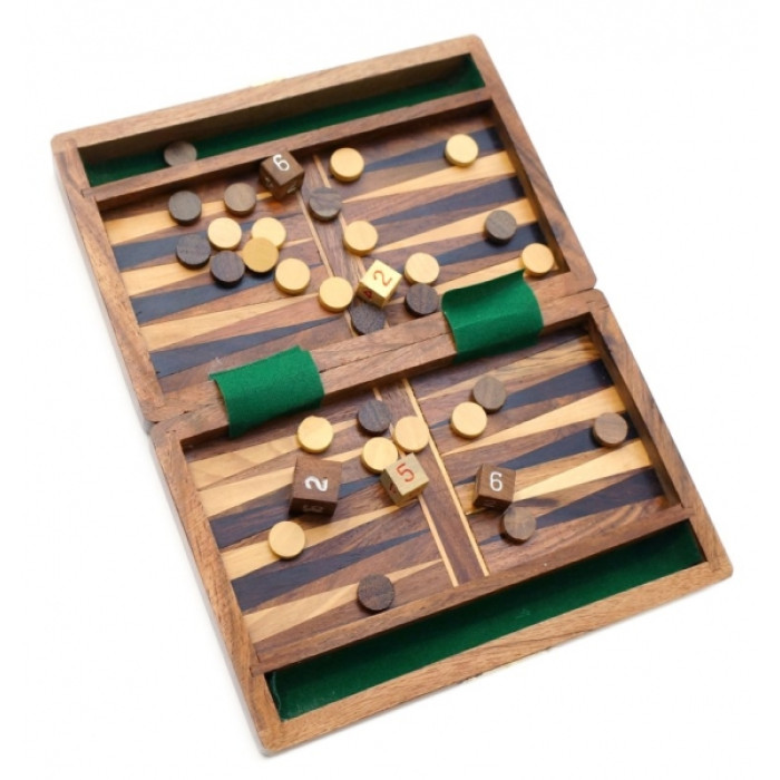 Backgammon from mahogany "hiking" Art.312