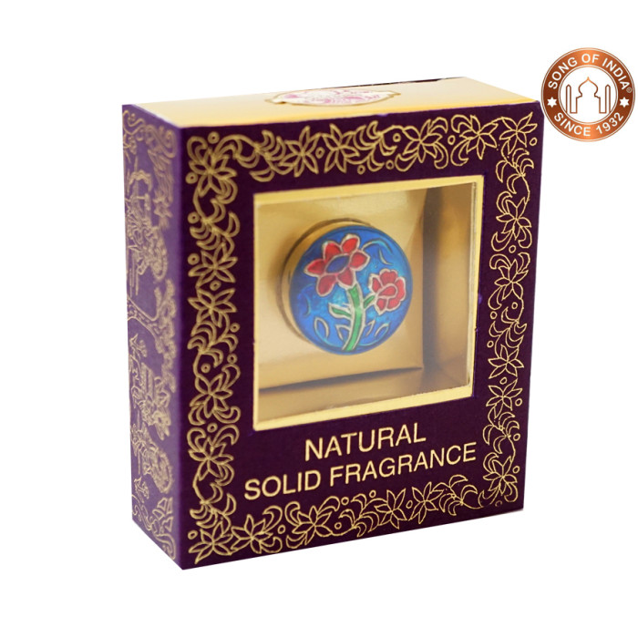 Solid perfume Orchid in a metal jar 4 grams