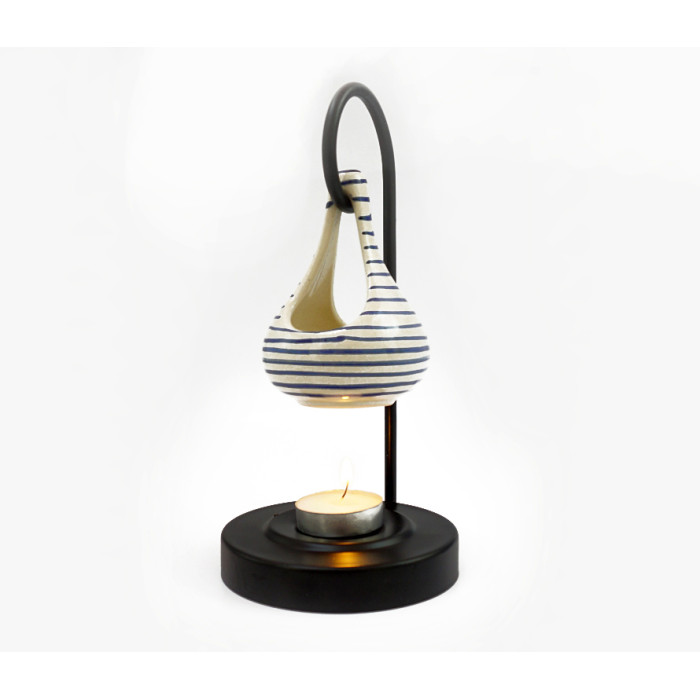 Ceramic aroma lamp on a metal stand TC 6