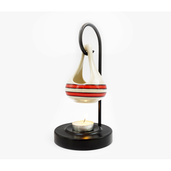 Ceramic aroma lamp on a metal stand TC 8