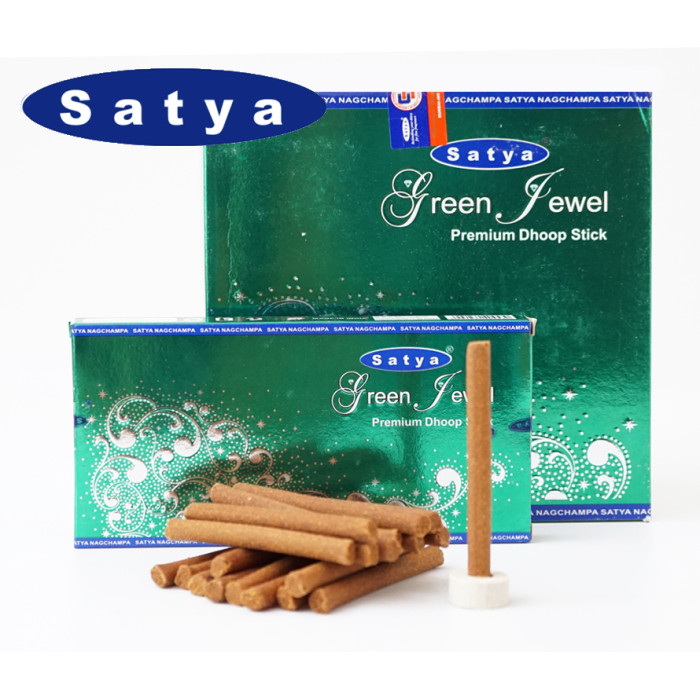 Satya Green Jewel DHOOP Зелена коштовність