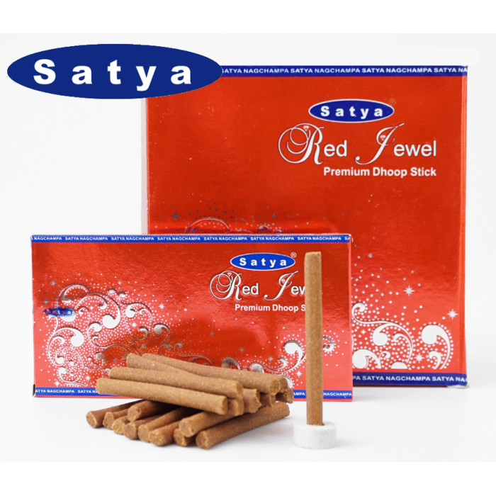 Satya Red Jewel DHOOP Червона коштовність