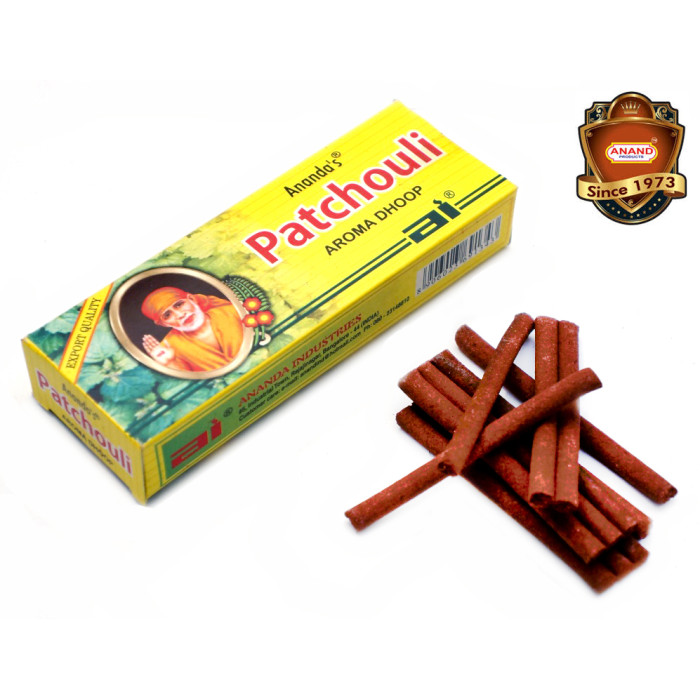 ANAND'S PATCHOULI AROMA DHOOP (baseless) Patchouli