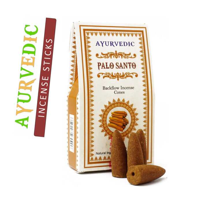 Ayurvedic BACK FLOW Palo Santo Cones