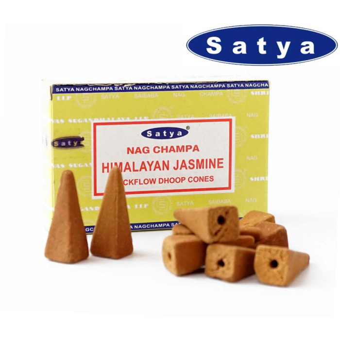 Satya Back Flow cones HIMALAYAN JASMINE