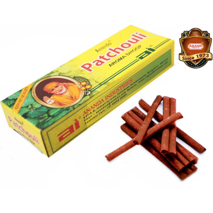 ANAND'S PATCHOULI AROMA DHOOP (baseless) Patchouli Markdown!!!