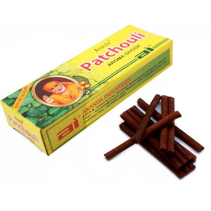 ANAND'S PATCHOULI AROMA DHOOP (baseless) Patchouli Markdown!!!