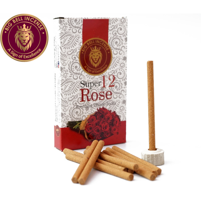 BIG BELL Dhoop Rose 10 палочек Роза