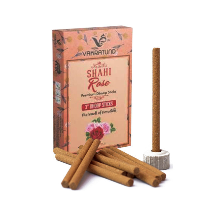 UNITED FRAGRANCE Shahi Rose Dhoop 10 палочек Роза