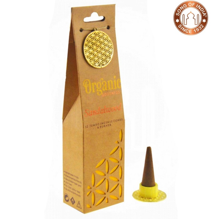 Sandalwood Organic Goodness Scented cones