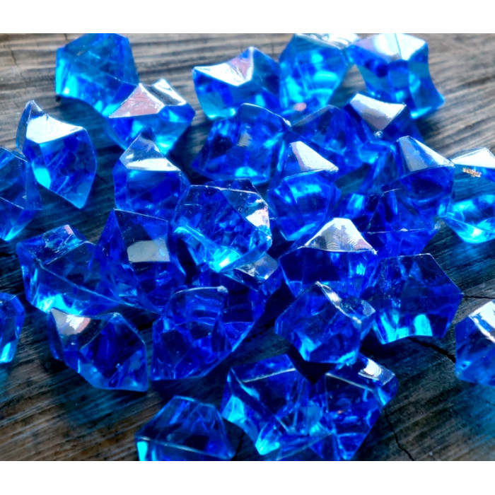 Decorative plastic filler Blue