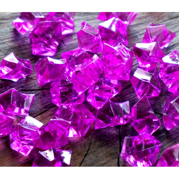 Decorative plastic filler Purple