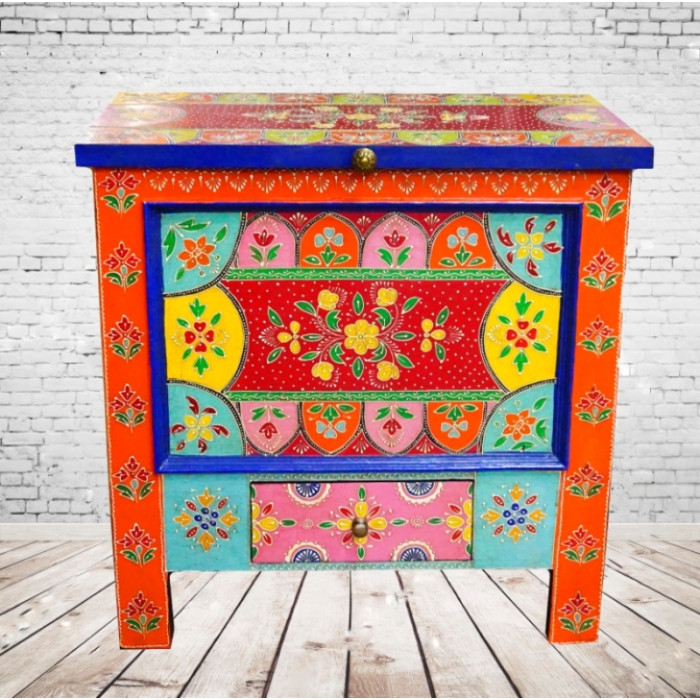 Mango wood bedside table Art.2120 No. 3