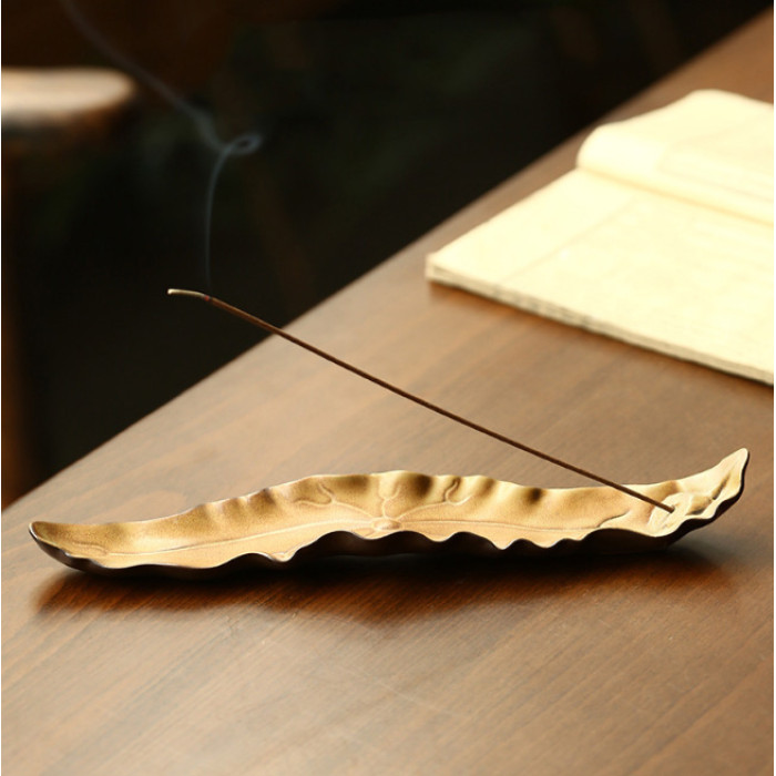 Stand Lotus Leaf Brown