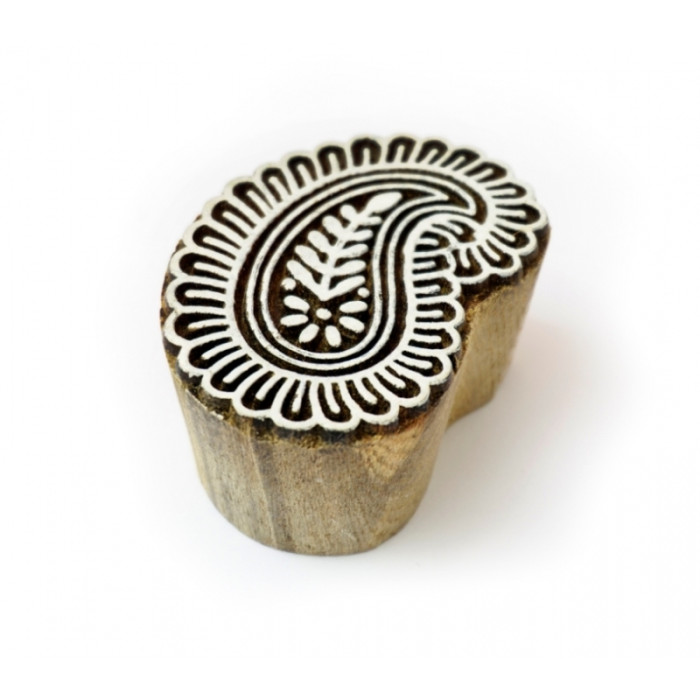 Mahogany batik stamp small Indian cucumber