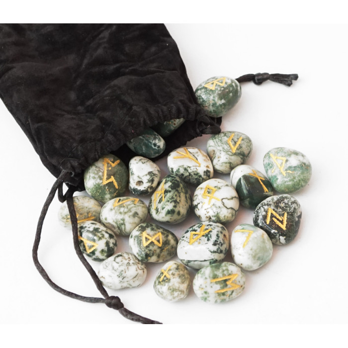 Runes from Tree Agate