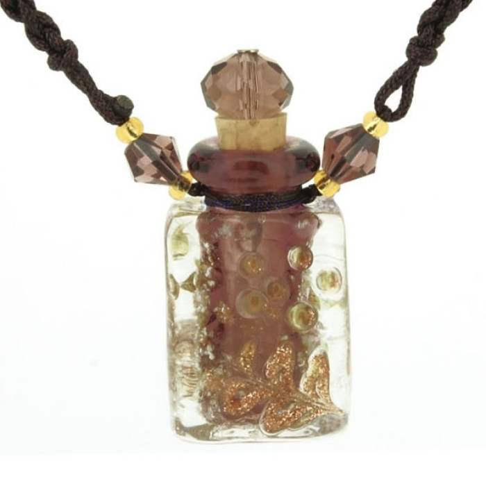 Bottle for perfume Amber square No. 1