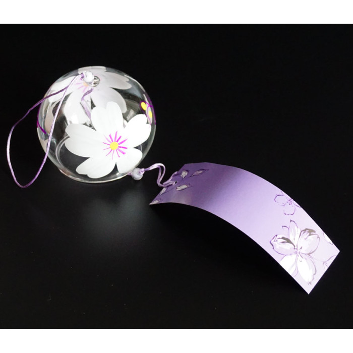Japanese glass bell Furin Flowers №7